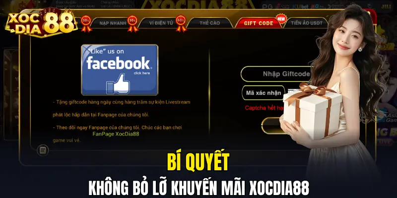 Bí quyết để không bỏ lỡ khuyến mãi XOCDIA88