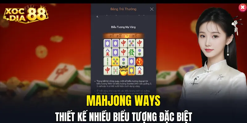 Mahjong Ways thiết kế nhiều biểu tượng đặc biệt