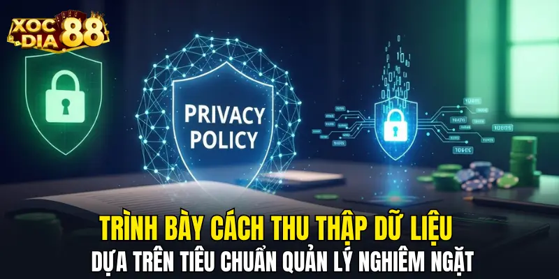 Trình bày cách thu thập dữ liệu dựa trên tiêu chuẩn quản lý nghiêm ngặt